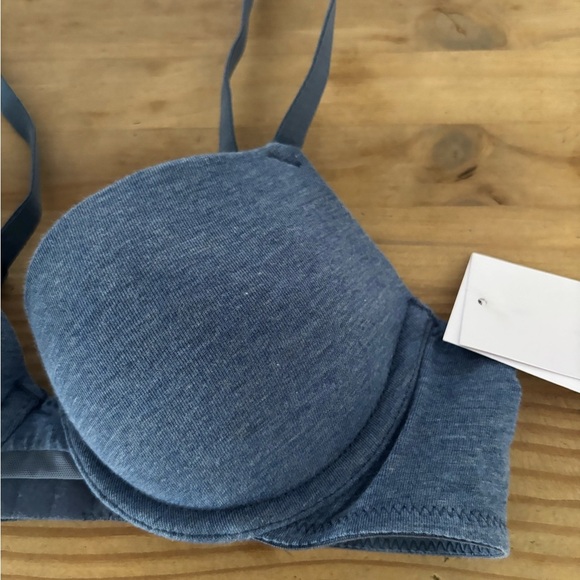 Auden Blue Push-Up Bra with Underwire Support - Picture 2 of 8